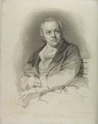 Porträt von William Blake, Frontispiz aus 